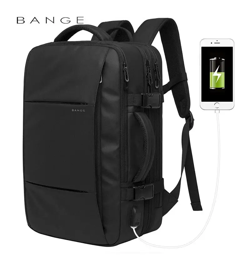  BANGE BG1908D Expand Your Horizons  Business & Travel Backpack for All Your Gear (17.3" Laptop)